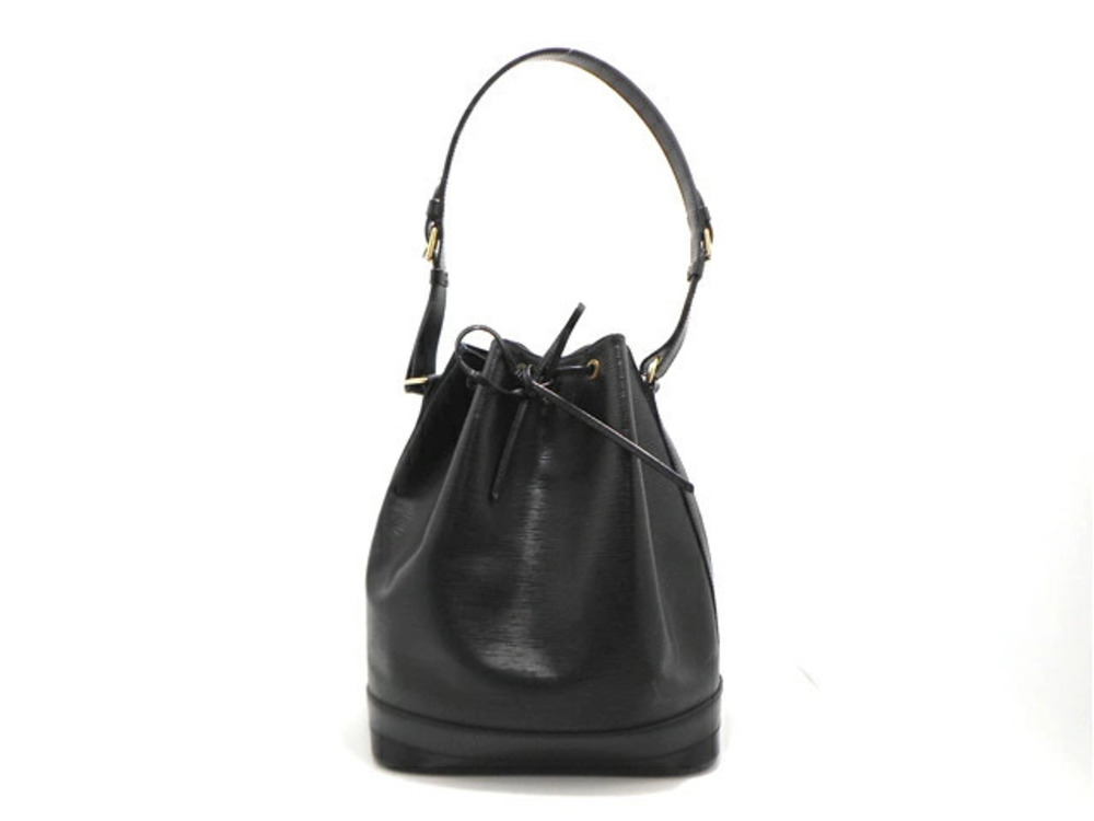 LOUIS VUITTON Noe Shoulder Bag Epi Noir Black